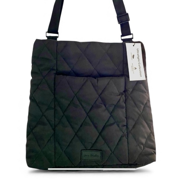 🌸Vera Bradley Quilted Hipster Black - Picture 2 of 9